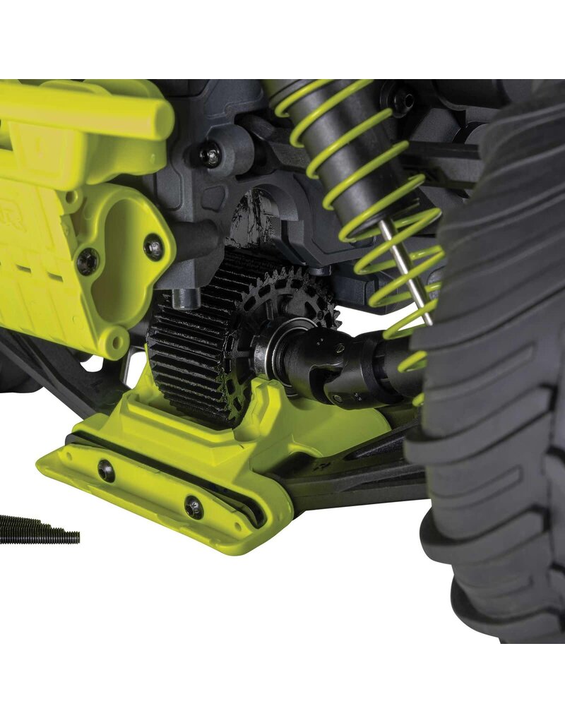ARRMA ARA3230ST1 GORGON 1/10 SCALE 2WD MONSTER TRUCK 550 MEGA RTR: YELLOW/ GREEN