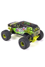 ARRMA ARA3230ST1 GORGON 1/10 SCALE 2WD MONSTER TRUCK 550 MEGA RTR: YELLOW/ GREEN