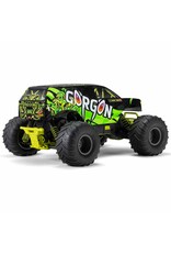 ARRMA ARA3230ST1 GORGON 1/10 SCALE 2WD MONSTER TRUCK 550 MEGA RTR: YELLOW/ GREEN