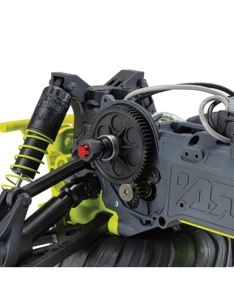 ARRMA ARA3230ST1 GORGON 1/10 SCALE 2WD MONSTER TRUCK 550 MEGA RTR: YELLOW/ GREEN
