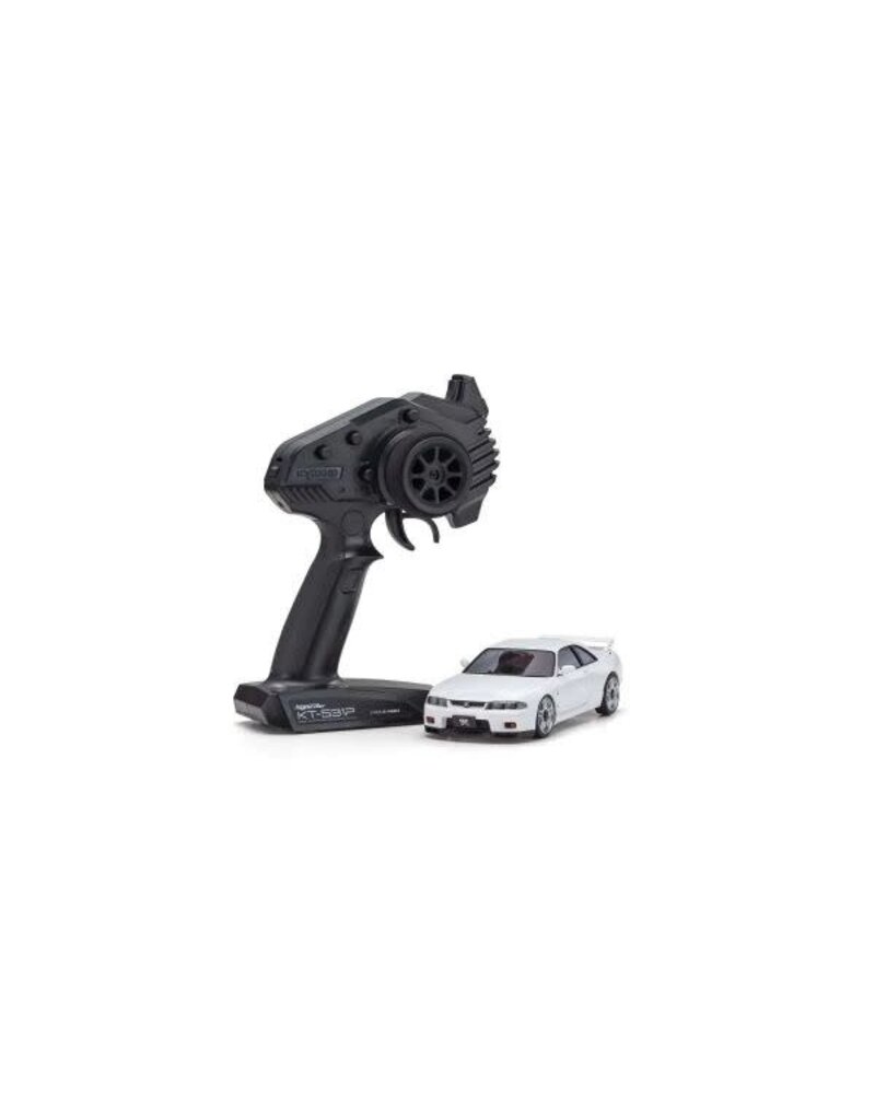 KYOSHO KYO32638WG MINI-Z AWD MA-020 READYSET SKYLINE GT-R V.SPEC R33 WITH LED/GYRO UNIT: WHITE
