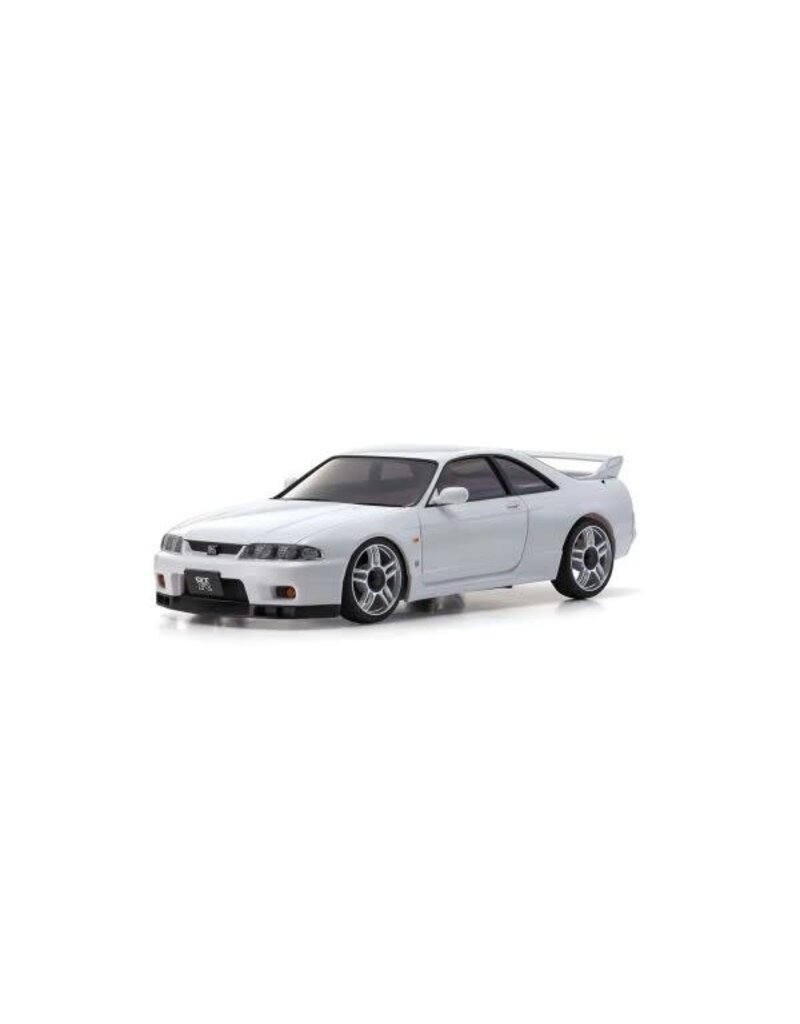 KYOSHO KYO32638WG MINI-Z AWD MA-020 READYSET SKYLINE GT-R V.SPEC R33 WITH LED/GYRO UNIT: WHITE
