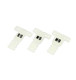 KYOSHO KYOMZW437 FRP REAR SUSPENSION PLATE SET FOR MR-03/04 (MM/LM): SOFT, MEDIUM, HARD