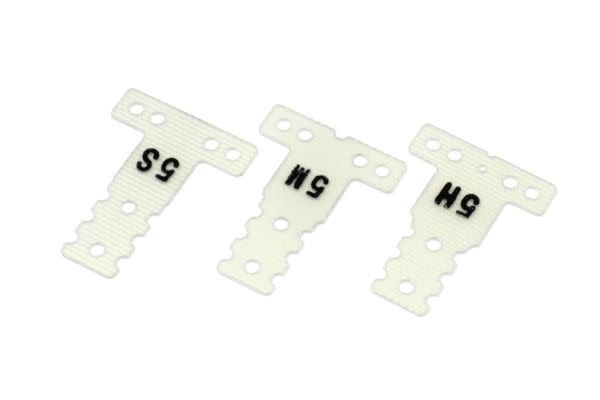 KYOMZW437 FRP REAR SUSPENSION PLATE SET FOR MR-03/04 (MM/LM): SOFT, MEDIUM, HARD
