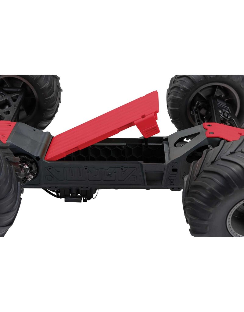 ARRMA ARA3230ST2 GORGON 1/10 SCALE 2WD MONSTER TRUCK 550 MEGA RTR: RED