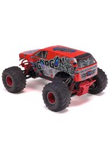 ARRMA ARA3230ST2 GORGON 1/10 SCALE 2WD MONSTER TRUCK 550 MEGA RTR: RED