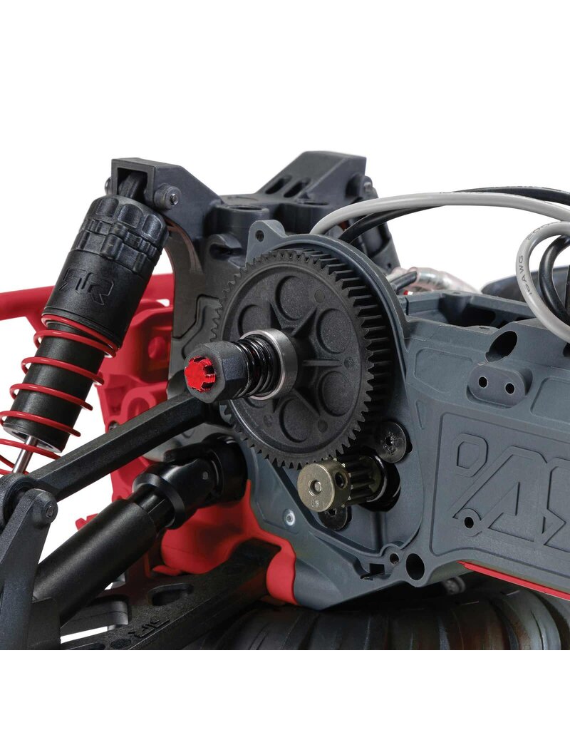ARRMA ARA3230ST2 GORGON 1/10 SCALE 2WD MONSTER TRUCK 550 MEGA RTR: RED
