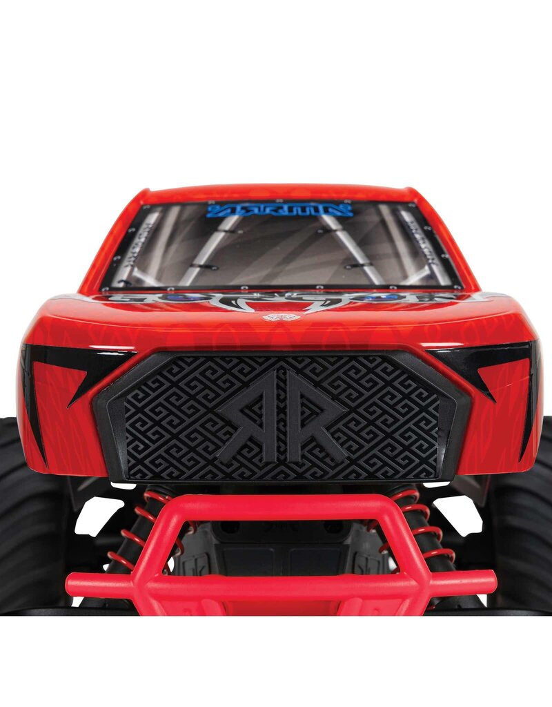 ARRMA ARA3230ST2 GORGON 1/10 SCALE 2WD MONSTER TRUCK 550 MEGA RTR: RED