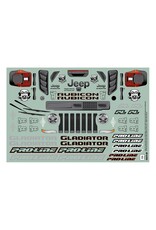 PROLINE RACING PRO357500 JEEP GLADIATOR RUBICON: CLEAR