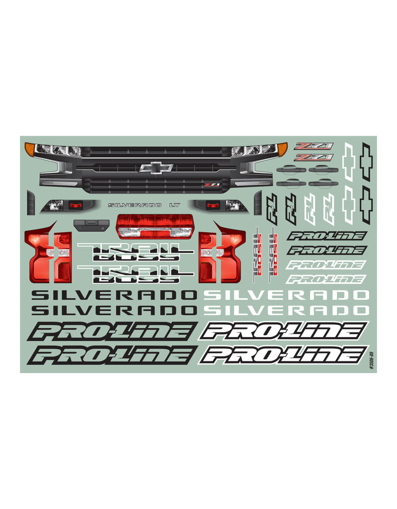PROLINE RACING PRO350600 2019 CHEVY SIVERADO Z71 TRAIL BOSS