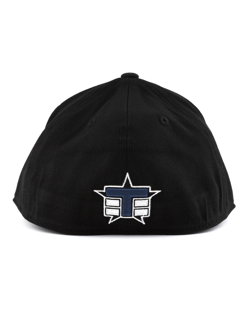 TEKNO RC TKRHAT14SM FLAT BILL "FLEXFIT" WOOLY CAP BLACK