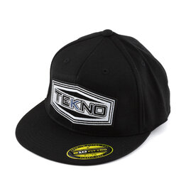 TEKNO RC TKRHAT14SM FLAT BILL "FLEXFIT" WOOLY CAP BLACK