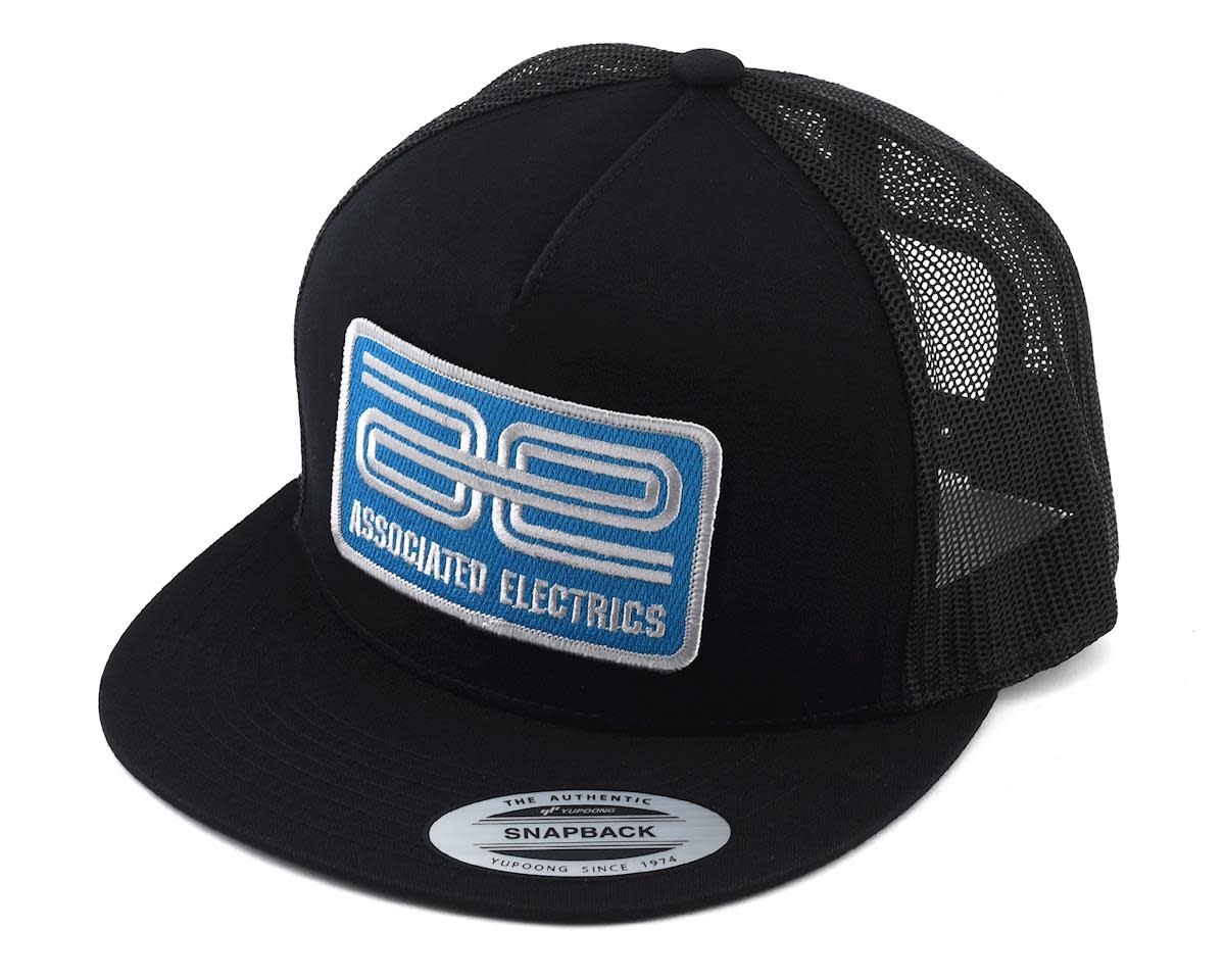 ASC97007 AE LOGO TRUCKER HAT FLAT BILL
