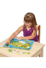MELISSA & DOUG MD3797 UNITED STATES OF AMERICA WOODEN JIGSAW PUZZLE