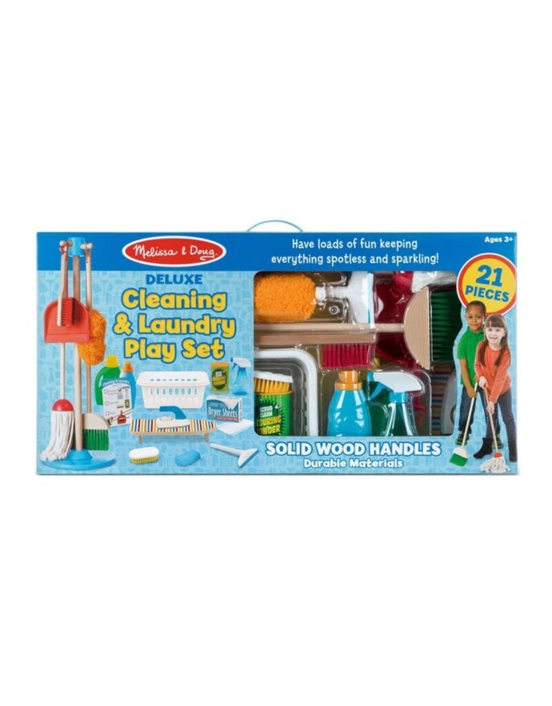 MELISSA & DOUG MD93620 DELUXE CLEANING AND LAUNDRY PLAY SET
