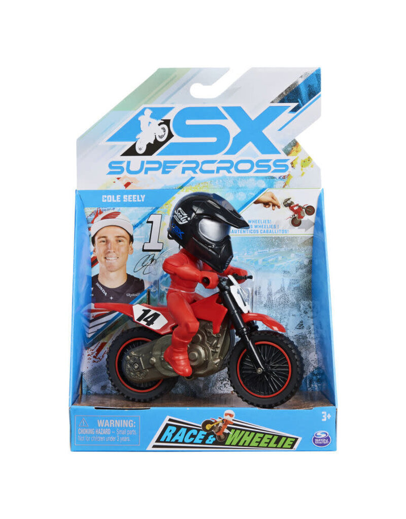 SPIN MASTER SPNM6059505/20133672 SX SUPERCROSS RACE AND WHEELIE COLE SEELY