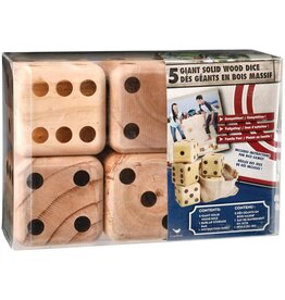 SPIN MASTER SPNM6034457/20095753 GIANT SOLID WOOD DICE 5PCS