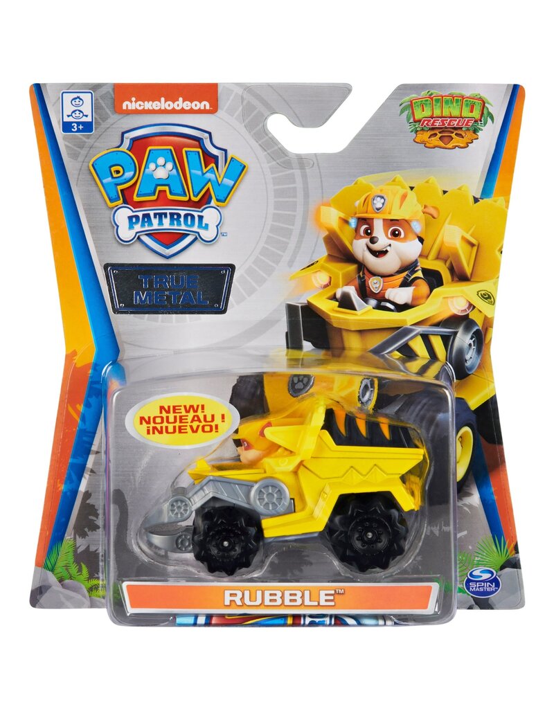 SPIN MASTER SPNM6065501/20143247 PAW PATROL TRUE METAL RUBBLE DINO RESCUE