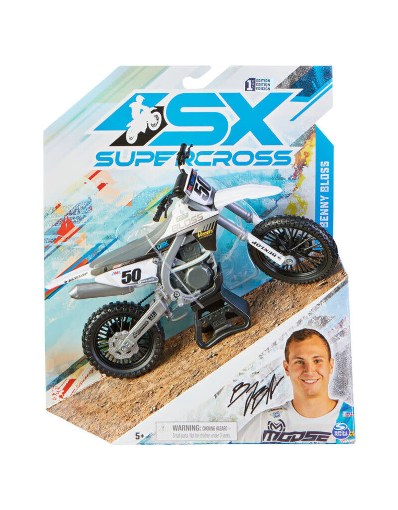 SPIN MASTER SPNM6059504/20133768 SX SUPERCROSS DIRT BIKE BENNY BLOSS