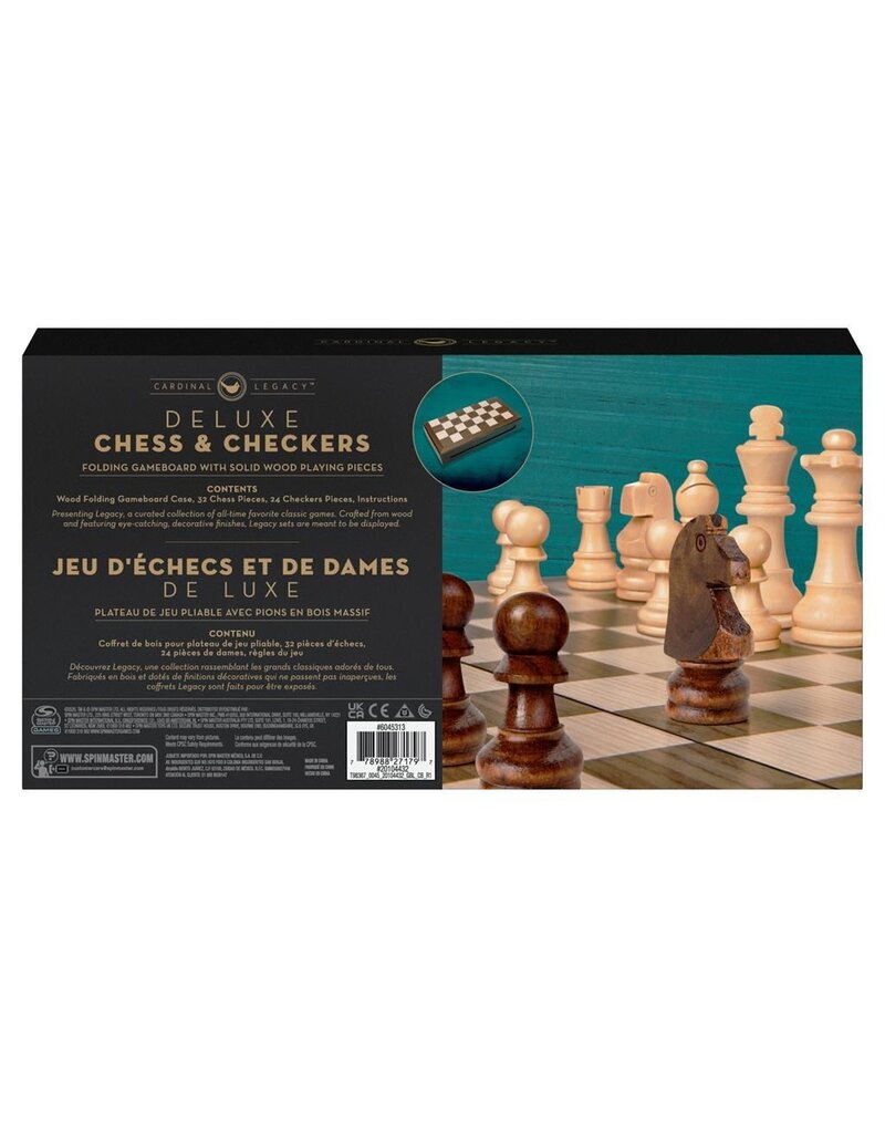 Legacy Deluxe Chess & Checkers Set