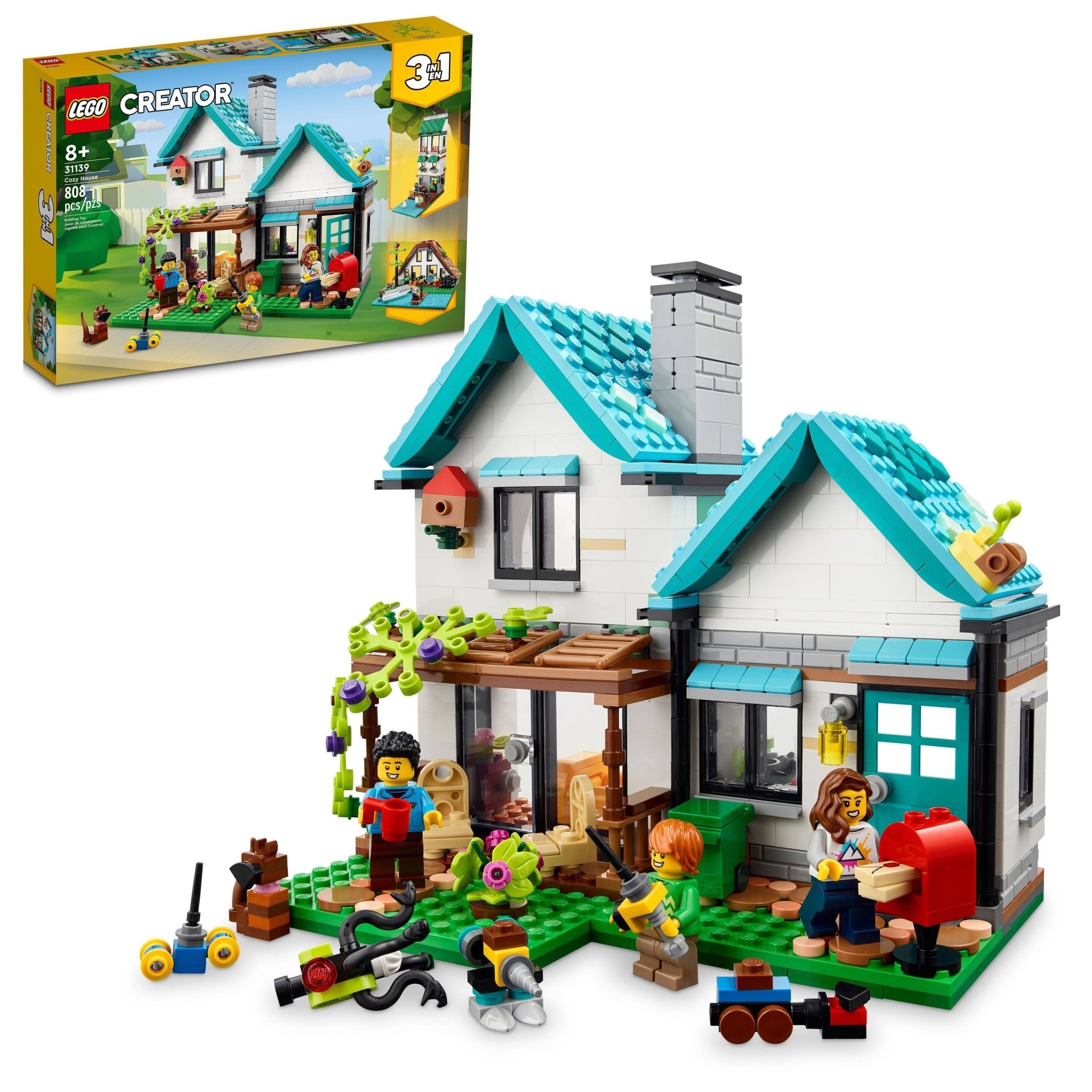 可乐 LEGO 31139 CREATOR COZY HOUSE 808PCS - My Tobbies - Toys & Hobbies