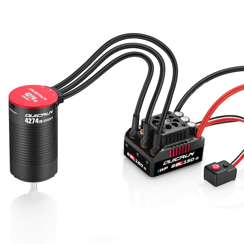 HWI38030401 QUICRUN WP 8BL150 G2 ESC WITH EZRUN 4274 G2 2000KV MOTOR COMBO