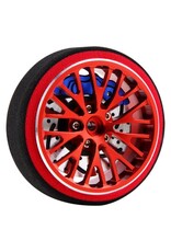 POWER HOBBY PHB5528RED METAL STEERING TRANSMITTER WHEEL RED FOR TRAXXAS TQI RADIO