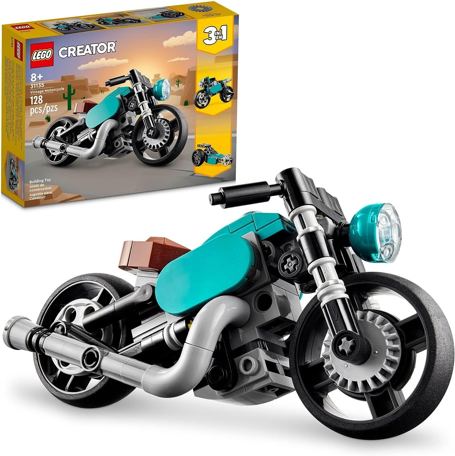 LEGO 31135 CREATOR VINTAGE MOTORCYCLE 128PCS - My Tobbies - Toys LEGO 31135 CREATOR VINTAGE MOTORCYCLE 128PCS - My Tobbies - Toys