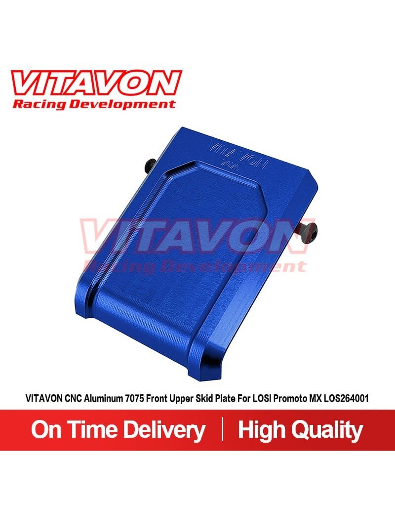 VITAVON VTNPROM068 FRONT UPPER SKID PLATE FOR PROMOTO BLUE
