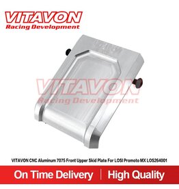 VITAVON VTNPROM067 FRONT UPPER SKID PLATE FOR PROMOTO SILVER