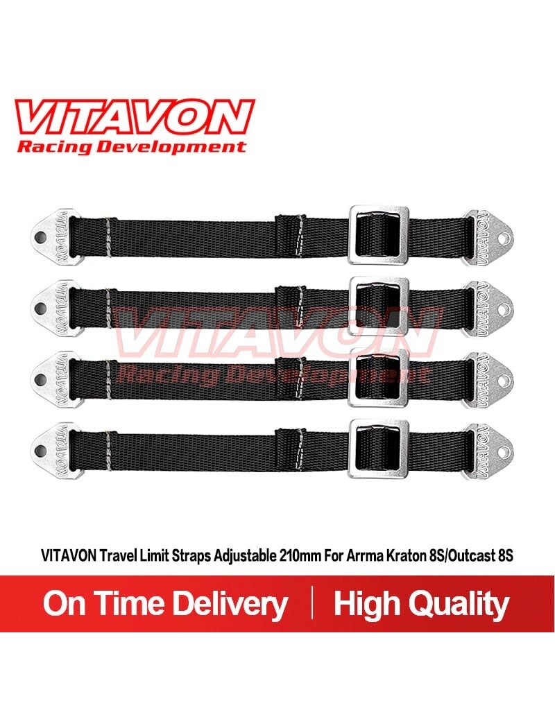 VITAVON VTNK8S0089 LIMIT STRAPS FOR KRATON 8S: BLACK