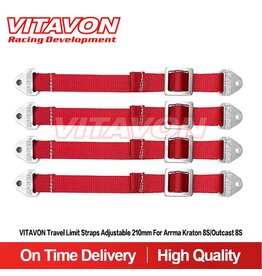 VITAVON VTNK8S0088 LIMIT STRAPS FOR KRATON 8S RED