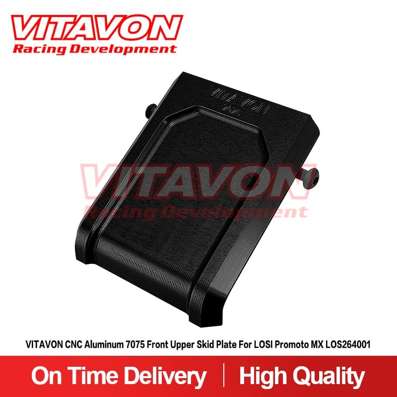 VTNPROM999 FRONT UPPER SKID PLATE FOR PROMOTO BLACK