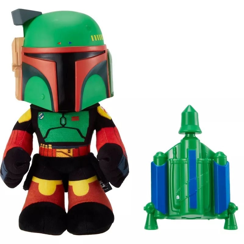 MTL HHC61 STAR WARS ROCKET LAUNCHING BOBA FETT FEATURE PLUSH