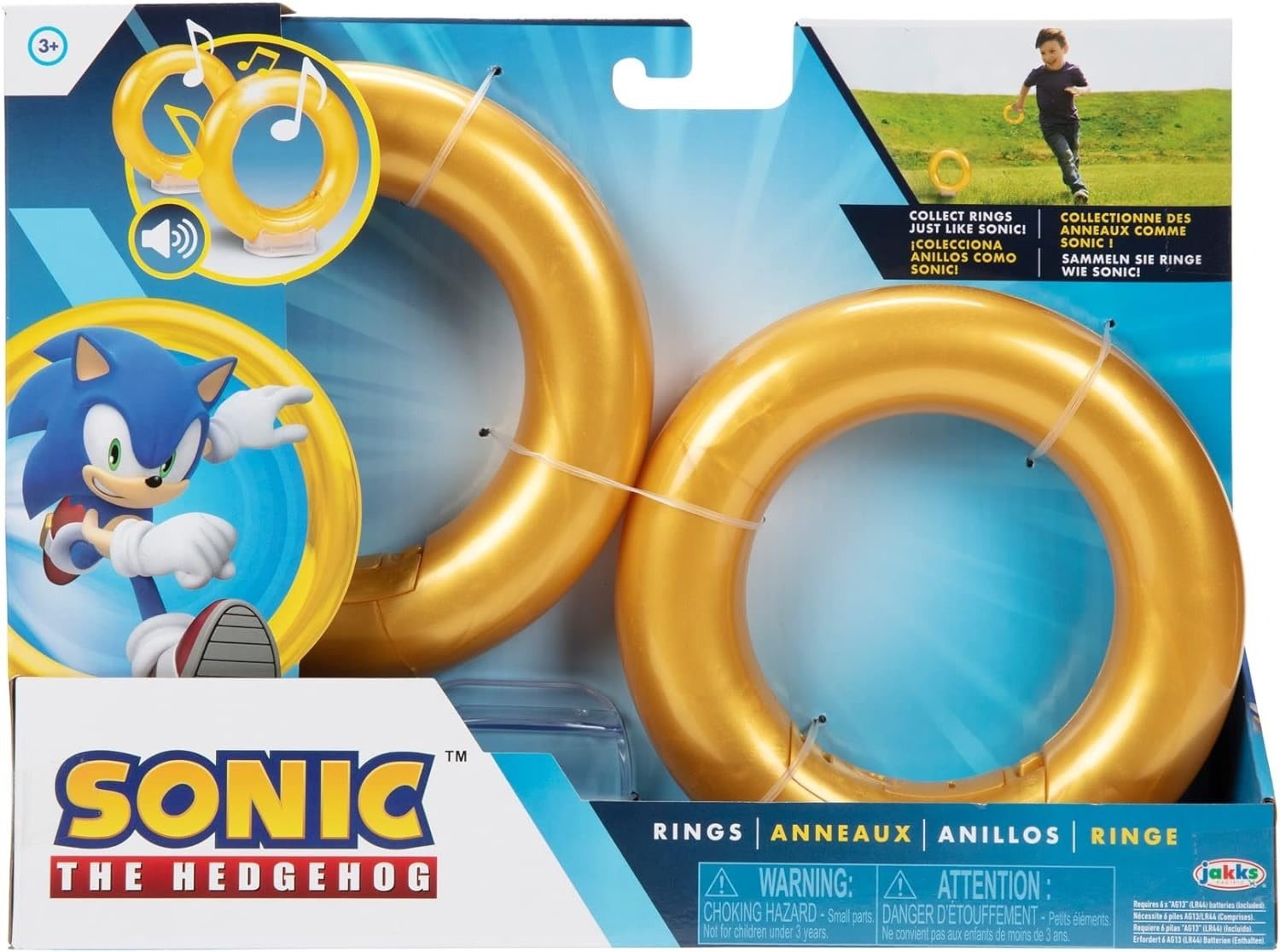 41698 SONIC THE HEDGEHOG RINGS: MOTION ACTIVATED SOUND - My