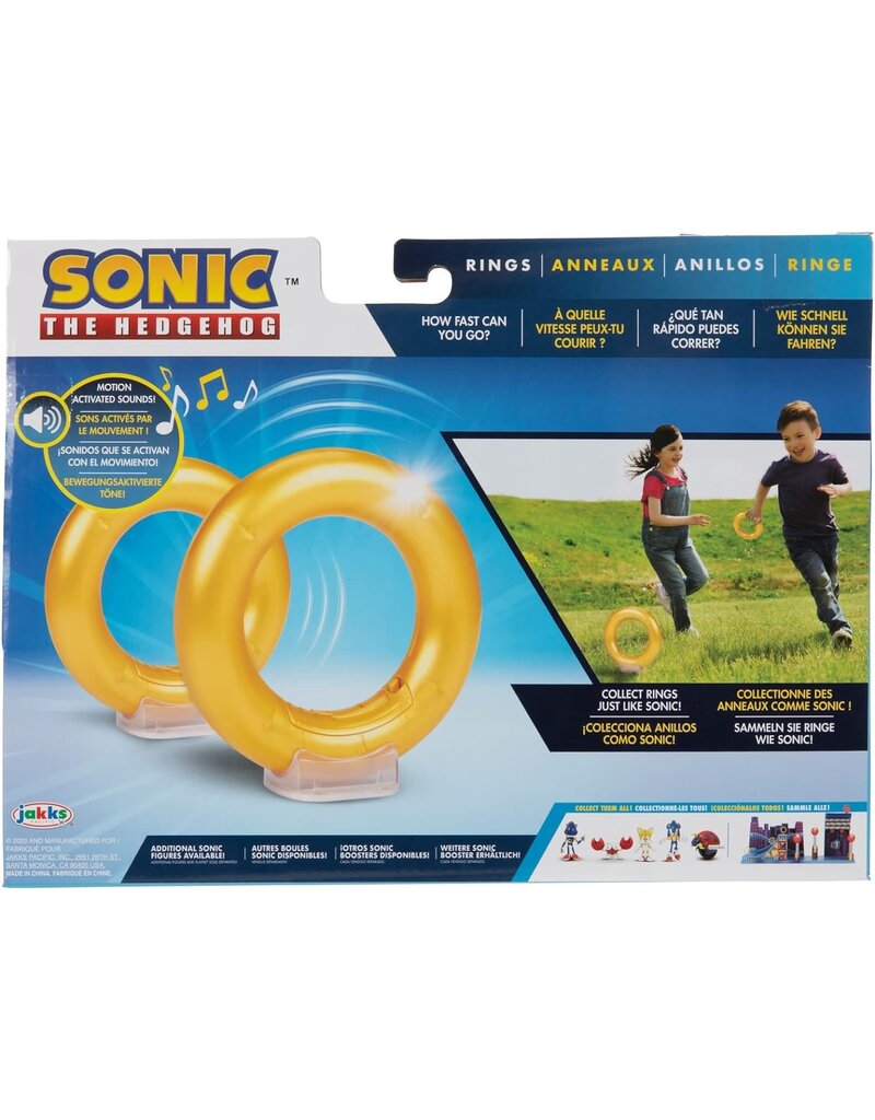 SONIC 41698 SONIC THE HEDGEHOG RINGS: MOTION ACTIVATED SOUND