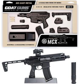 GOAT GUN GOAMCX-BLACK 1/3 SCALE DIE-CAST SIG MCX NON-FIRING MODEL KIT
