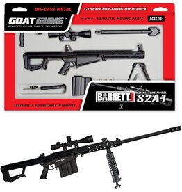 GOAT GUN GOA50-BLACK 1/3 SCALE DIE-CAST .50CAL BARRETT 82A1 NON-FIRING MODEL KIT