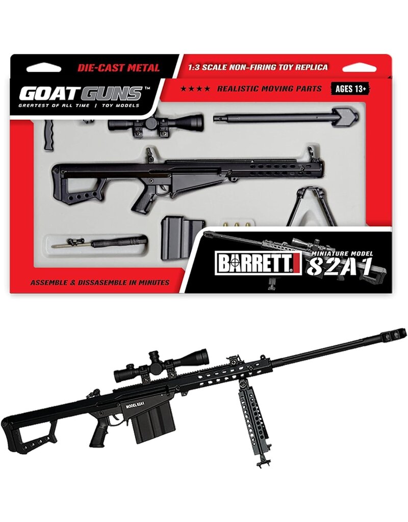 GOAT GUN GGS .50CAL BARRETT 82A1 1/3 SCALE NON-FIRING TOY MODEL