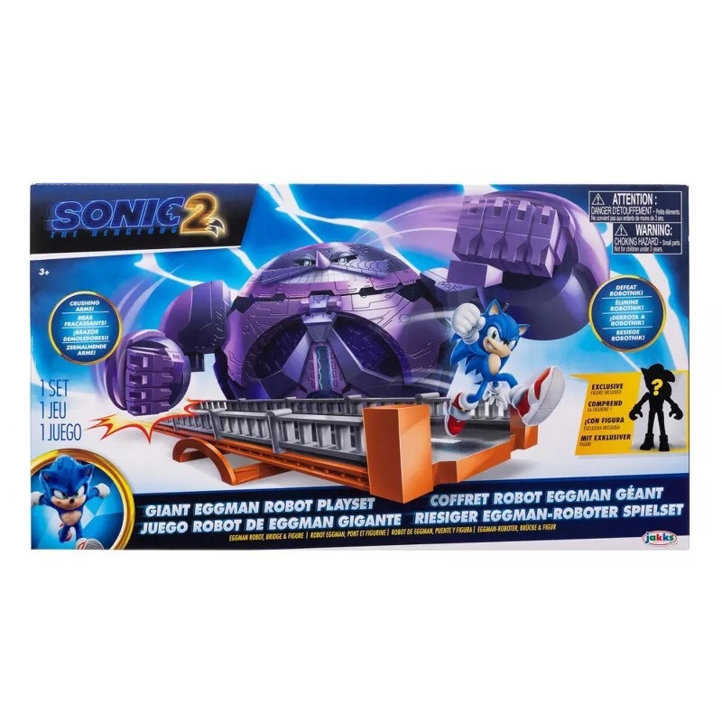 41273 SONIC 2 MOVIE GIANT EGGMAN ROBOT PLAYSET - My Tobbies - Toys