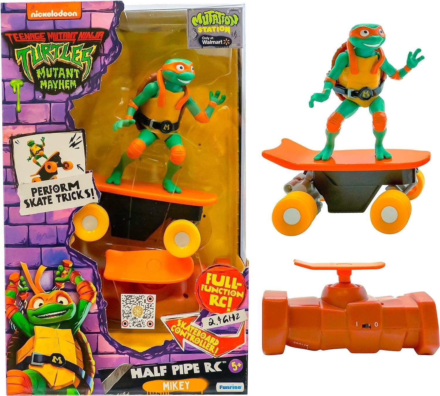 FNR 71035 TEENAGE MUTANT NINJA TURTLES HALF PIPE RC: MICHELANGELO