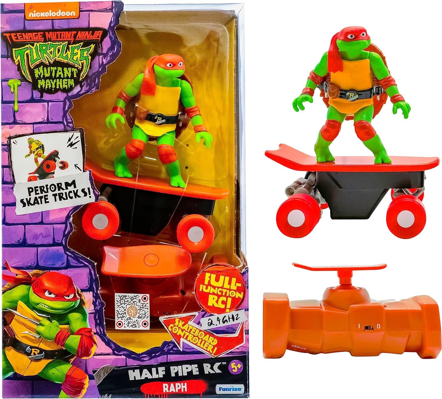 FNR 71037 TEENAGE MUTANT NINJA TURTLES HALF PIPE RC: RAPHAEL