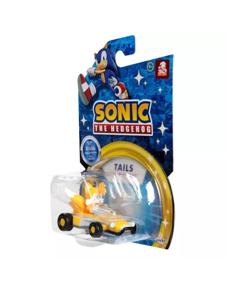 SONIC 40920 SONIC THE HEDGEHOG DIE-CAST VEHICLE: TAILS (WHIRLWIND SPORT)