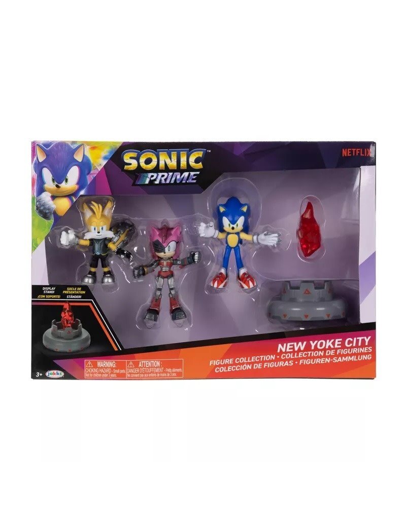 SONIC 41910 SONIC THE HEDGEHOG PRIME NEW YOKE CITY FIGURES