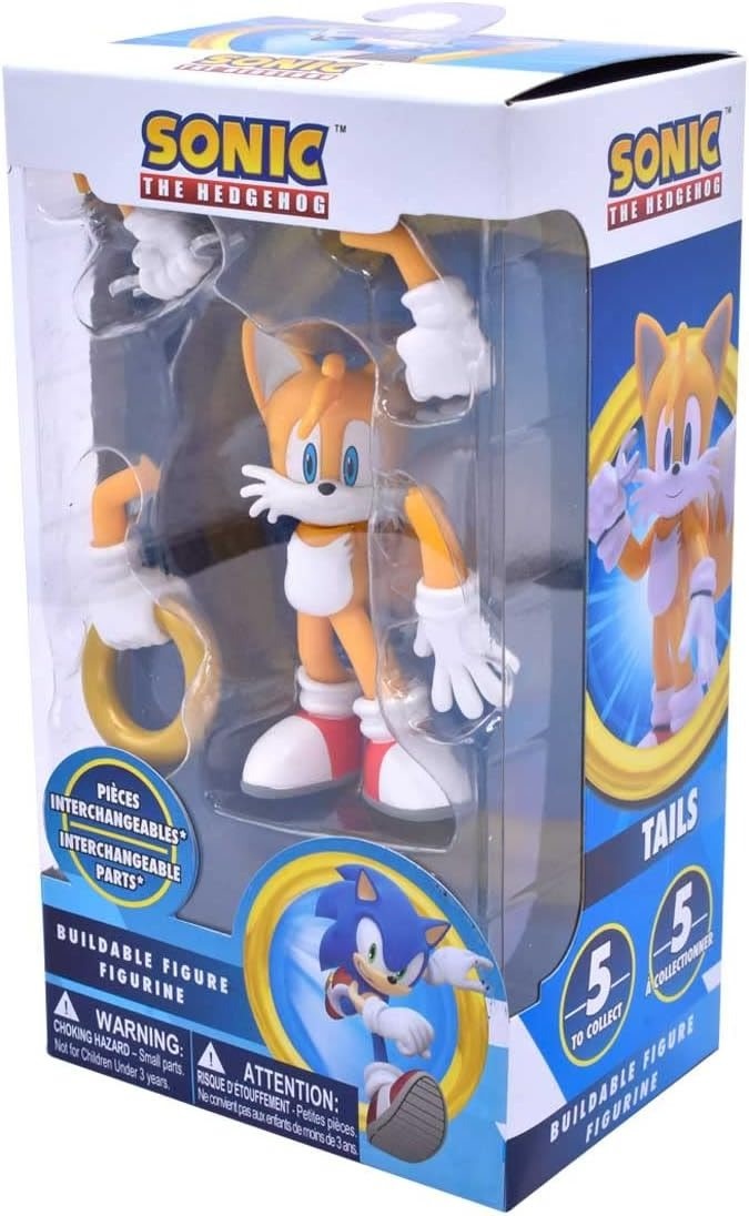 JTSC-4135 SONIC THE HEDGEHOG 4" BUILDABLE ACTION FIGURE: TAILS