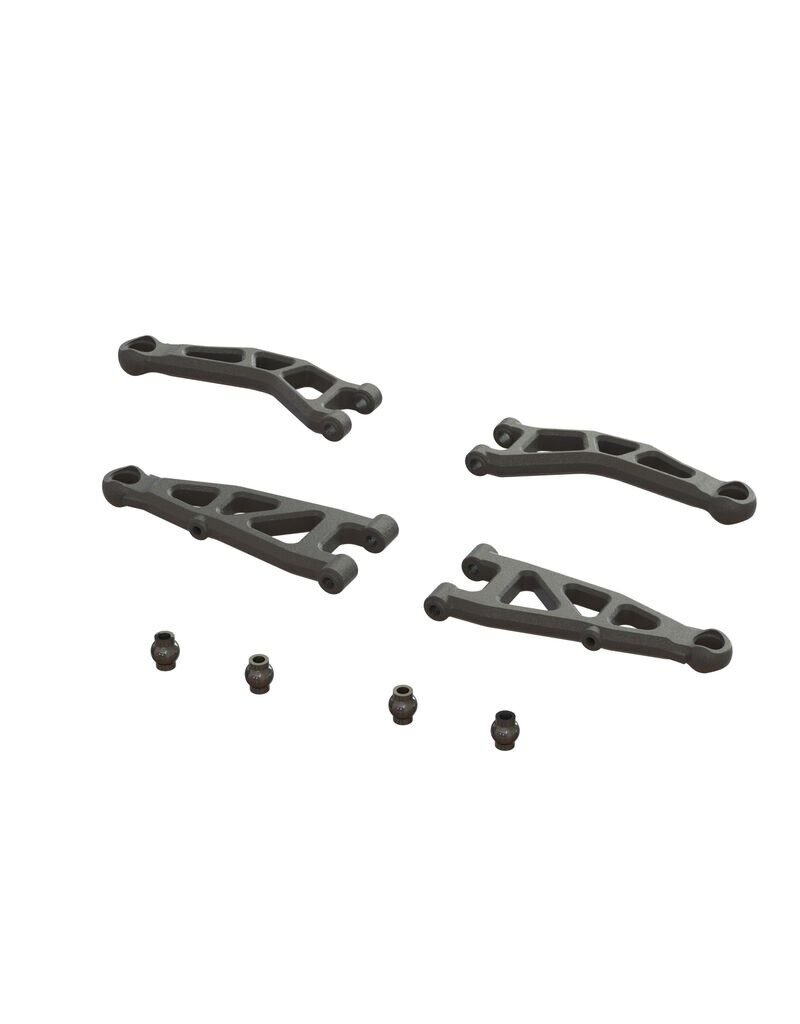 ARRMA ARA330809 FRONT SUSPENSION ARM SET GROM