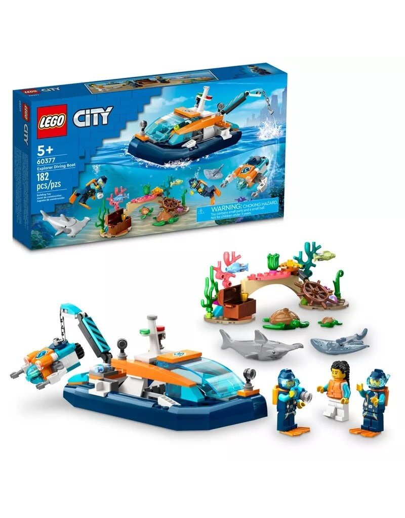LEGO LEGO 60377 CITY EXPLORER DIVING BOAT