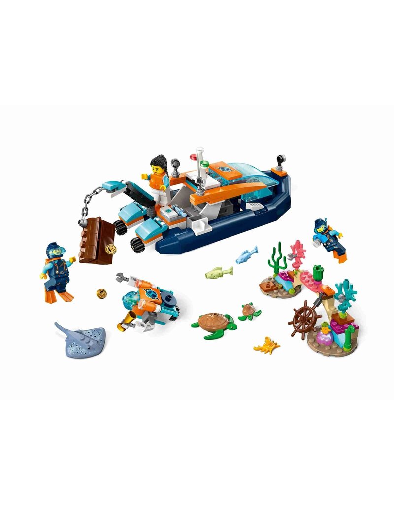 LEGO LEGO 60377 CITY EXPLORER DIVING BOAT