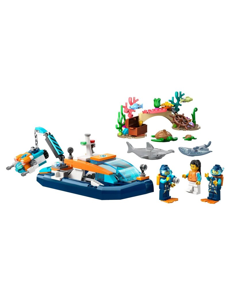 LEGO LEGO 60377 CITY EXPLORER DIVING BOAT