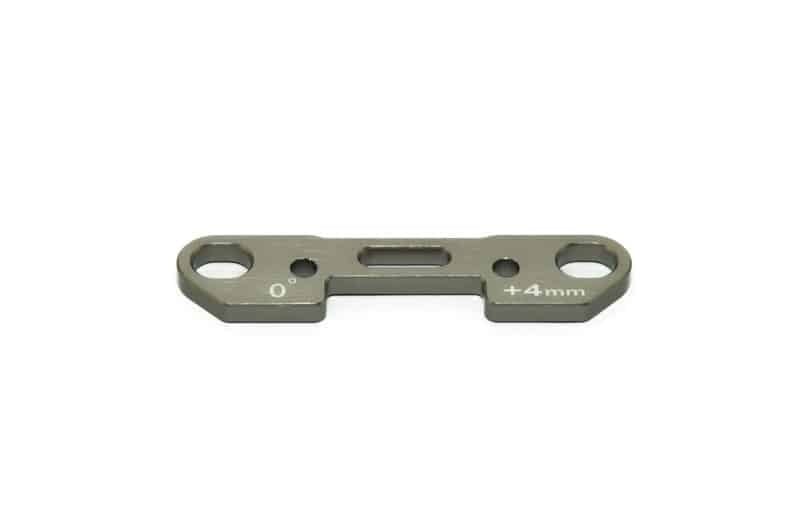 HOA85155 CNC ALUMINUM REAR LOWER ARM HOLDER (RR) - 0 DEG/+4MM